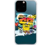 Funda original compatible con iPhone 13 Pro Max - Bob Esponja Hip Hop