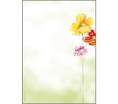 Papel de diseño sigel, DIN A4, 90 g/m², motivo, Flores de primavera,