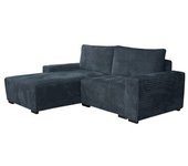 Sofá rinconero Columbus 204 , Muebles ES, Caja de ropa de cama, Función de descanso, 237 x 90 x 180cm