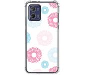 Tumundosmartphone Funda Silicona Antigolpes Personalizada Diseño Flores 06 para Motorola Moto G73 5G