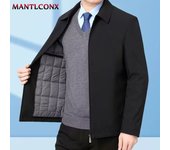 Luxury Fleece Inner Hooded Winter Jacket for Men Thermal Warm Hooded Parka Men's Winter Jacket Hiking Camping Men's Winter Coats