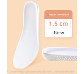 1 Pair Comfortable Men Women Height Increase Insoles Shock Absorption Memory Foam Brand Shoes Sole Pad Breathable Feet Care Pads