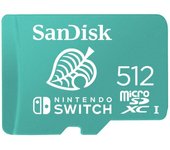 Tarjeta memoria sandisk micro secure digital 512gb cobranded sdxc uhs - i u3 clase 10 licencia nintendo