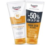 EUCERIN Protector Solar Sensitive Protect Gel-Crema Ultraligera Toque Seco SPF50+ DUPLO 2x200ml ✅ Entrega 24/72h