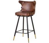 Taburete Bar Pu Marrón Clinton 46x53x105 Cm