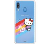 Funda original compatible con Samsung Galaxy A20E - Hello Kitty Velos Colores