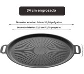 Outdoor BBQ Grill Pan 34CM Non-Stick Baking Tray Korean Barbecue Roastig Grill Plate Camping Pot wok Frying Pan Kitchen Cookware