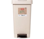 Cubo de Pedal TATAY Smart ECOHOME 25L Basura Polipropileno Beige