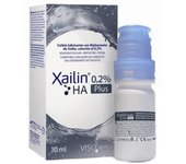 Visufarma Xailin Plus Colirio Lubricante Ocular 0.2% HA - Alivia Fatiga Ocular - Sin Conservantes