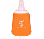 Botellas flexible plegable,apto para Chaleco para correr,fácil de limpiar,Sin goteo agua. Comodos y sin sabor a plastico，BPA free. 2 UNIDADES.