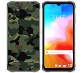Funda Silicona para Ulefone Armor 12 5G diseño Camuflaje Dibujos