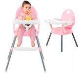 Silla Comedor Bebé Bebé Niños Plegable Portátil Silla de Comer Mesa y Silla de Comedor Multifuncional Asiento de Crecimiento