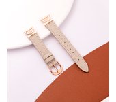 18 20mm 22mm Luxury Leather Strap For Huawei Watch GT4 GT5 41mm 46mm Women Slim Band For Samsung Galaxy Watch 4 5 6 7 40mm 44mm
