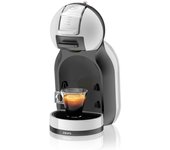 Nescafé Dolce Gusto Mini Me S KP123B Krups Cafetera de cápsulas con 15 bares de presión, capacidad 0.8 L, bebidas frías o calientes, modo Eco, Play&Select, Thermoblock, 35 tipos café, color gris/negro