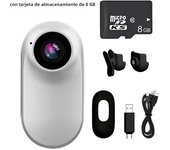 1080P Action Camera 1080P Portable Versatile Mount Anywhere for Travel Pets Ride Sport Vlog Mini Wireless Camera with Carry box