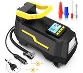 DC/AC 12V/100-230V 150PSI Car Air Compressor Tire Inflator Air Pump with Digital Pressure Gauge Tire Air Injector Tire Inflation