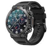 K56pro Reloj Militar intelente para helbres 1,39 HD Pantalla large fitness Tracker resistente al reloj inteligente compatible con iPhone teléfonos Android