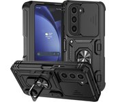 For Samsung Galaxy Z Fold 6 Fold 5 Case with Stand Kickstand Ring Magnetic and Camera Military Grade Shockproof Protective Cover
