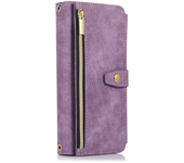 Leather Wallet Zipper Card Slot Phone Case For Samsung Galaxy Z Fold 6 5 4 3  Fold6 5G Screen Protect with Stand Function Cover