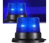 Car Strobe Light Emergency Rotating Traffice Indication Car Flash Beacon Light Orange Blue Red Flash Warning Lamp 12V 24V