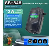 SOBO Silent Aquarium Oxygen Air Pump Fish Tank Adjustable Air Volume High Power Oxygenator Air Compressor Aerator 220v 12w