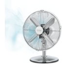 Ventilador de sobremesa Cecotec EnergySilence 620 RetroDesk 40W oscilante 3 velocidades plata 30 cm