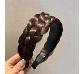 Wig Braided Headband Five-strand Braided Wide-brimmed Hairband Women's Hair Accessories