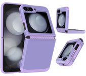 Armor Phone Case For Samsung Galaxy Z Flip 6 5 4 3 Flip6 Flip5 Flip4 Flip3 5G Hinge Protection Shockproof Clear Hard Cover