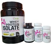 Pack Whey Protein Isolate + Captoplus + Cabello Piel y Uñas + Thermoplus - Enforma