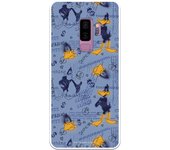 Funda original compatible con Samsung Galaxy S9 Plus - Pato Lucas Fondo Azul