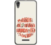 Tumundosmartphone Funda Gel Tpu para Wiko Lenny4 Diseño Mundo Libro Dibujos