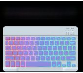 Wireless Backlit Keyboard For iOS Android Windows Systems Rechargeable Backlight 10 Inch Teclado For Mac iPad MatePad Laptop