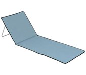 Tumbona plegable "Benidorm" 156x53x42cm, en 2 colores diferentes, Esterilla de playa con bolso plegable, ideal para vacaciones, playa, verano