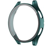 Glass+Case for samsung Galaxy watch 4 44mm 40mm Accessories PC all-around Anti-fall bumper cover+Screen protector Galaxy watch4
