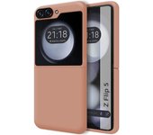 Funda Silicona Líquida Ultra Suave para Samsung Galaxy Z Flip 5 5G color Rosa