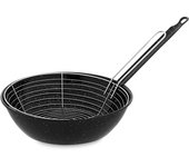 Vaello Sartén/freidora ø24cm con Cestillo de Acero Laminado