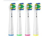 Cabezales De Cepillo De Dientes Para Oral B Electrónico 4/16Pcs Limpieza Diaria Precisión Estándar Acción De Floss Cruzado 3D pro Blanco