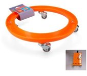 INOFIX Patín Soporte Ruedas Butano Ø310x68mm PVC Naranja - INOFIX - 66699 Soporte patín con ruedas Articulos y Complementos de Decoración Accesorios Puertas