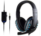Headphones 3.5MM Wired Gaming Headset Earphones Music For PS4 Play Station 4 Game PC Chat Computer With Microphone