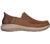Skechers Relaxed Fit: Parson - Oswin Mocasines deportivos para hombre marrones en piel y sintético 84189