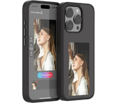 NFC Function Phone Case 3.7 Inches Screen Display Mob for IPhone 15 14 13 Wireless Transmission Screen Projection Phone Case