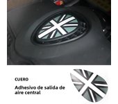 Central Air Outlet Leather Dedicated Cover Sticker For Mini  cooper one For F54 Clubman For F55 Hardtop For F56 Hatchback
