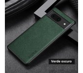 Case for Google Pixel 6 7 7A 8 Pro 6 6A 5G funda cross pattern Leather phone