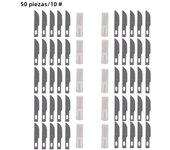50/100/300Pcs Blades Stainless Steel Engraving Knife Blades Metal Wood Carving Knife Blade Replacement Surgical Scalpel Craft