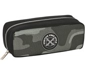 Estuche Escolar Safta Stone Negro 21 x 8 x 8 cm