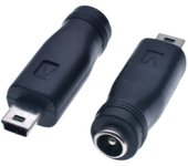DC Adapter Converter Plug 5.5mm*2.1mm Female to MICRO USB MINI USB Type-c Male Adapter DC Power Supply Adapter Connector Plug