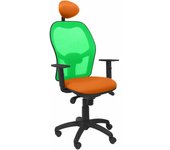 Silla de Oficina con Cabecero Jorquera Piqueras y Crespo ALI308C Naranja