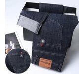 Male  All-match Brand Trousers Four Season Men's High Quality Jeans  Business Casual High Waist Denim Pants Simplicity Cool