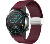 20mm 22mm Watch Strap For Samsung Galaxy watch 6/4/5 pro/classic/3/gear s3 Silicone Magnetic bracelet Huawei watch gt 4 2 3 band