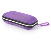 Portable Glasses Case For Women Men Sunglasses Box With Lanyard Zipper Eyeglass Case Cover Protector